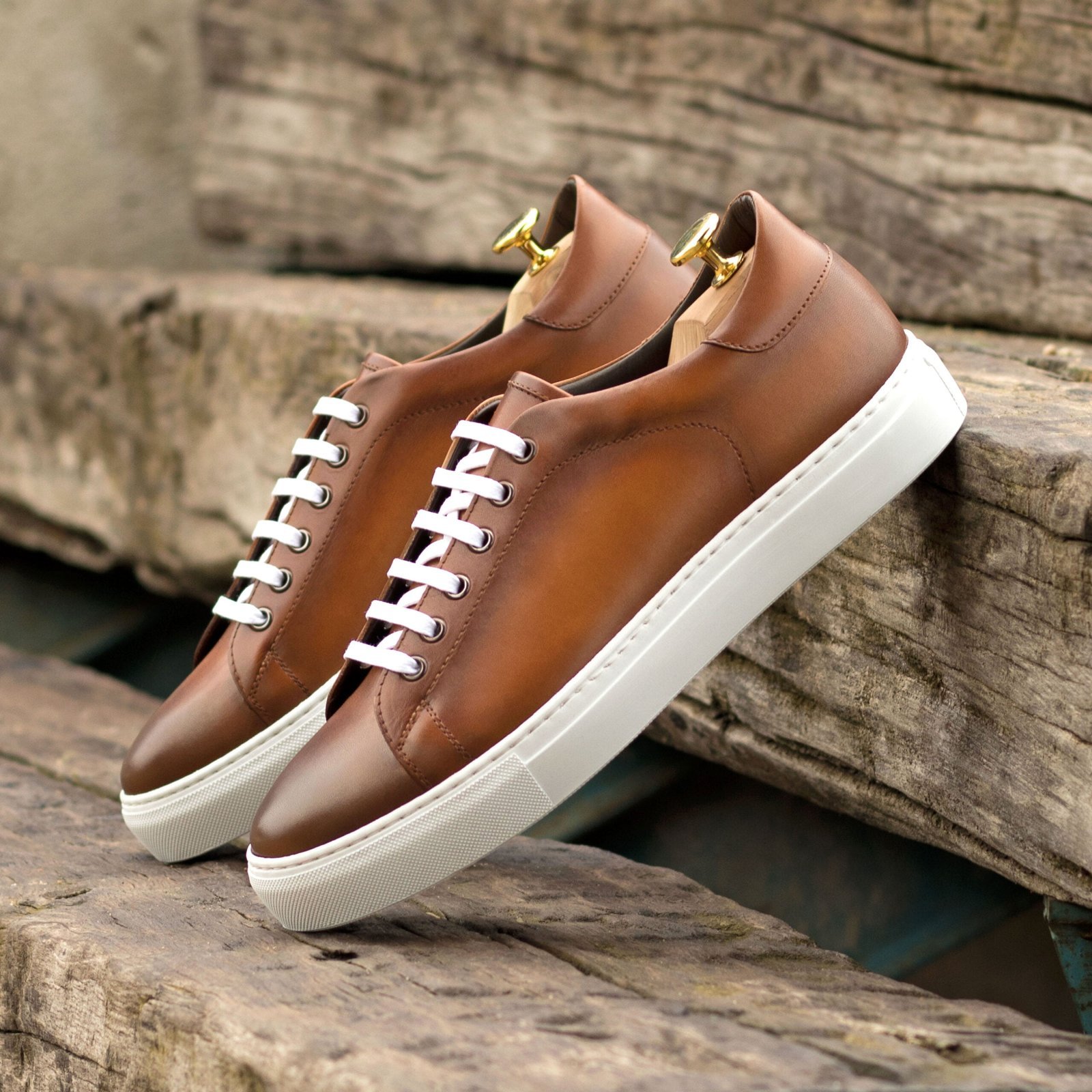 Classic Burnished Men's Cupsole Trainers