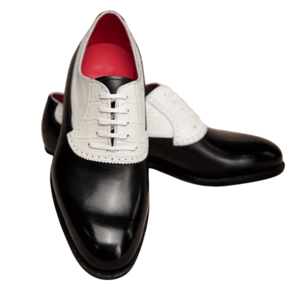 Monochrome Goodyear Fiddle Bottom in Cow Leather