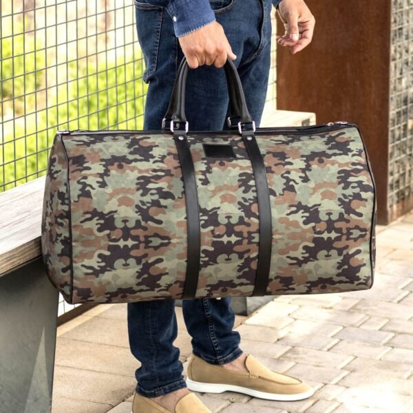Spacious Durable Leather Vacation Duffle Bag