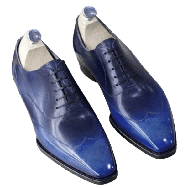 Blue Cow Leather Goodyear Fiddle Bottom