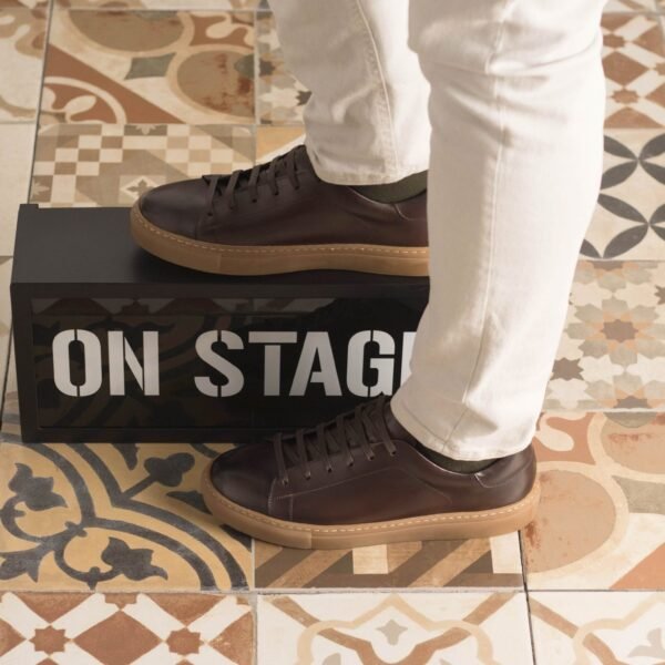 Classic Caramel Cupsole Trainer Shoe