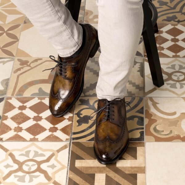 Tobacco Patina Longwing Blucher Fast Lane