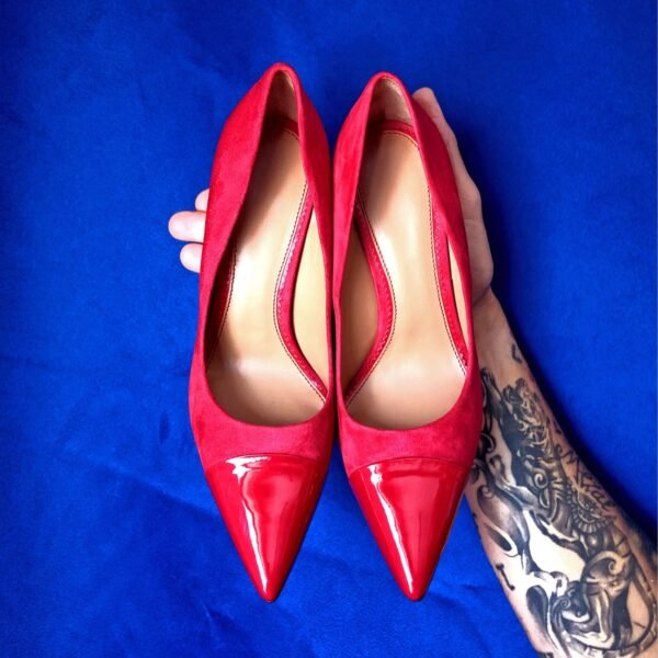 Milan Ladies Couture Red Patent Heels